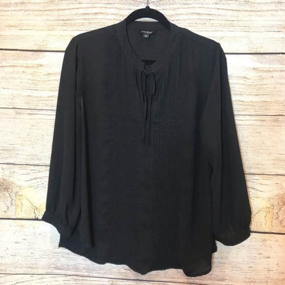 Lucky Brand Tops - Lucky brand - elegant sheer black blouse